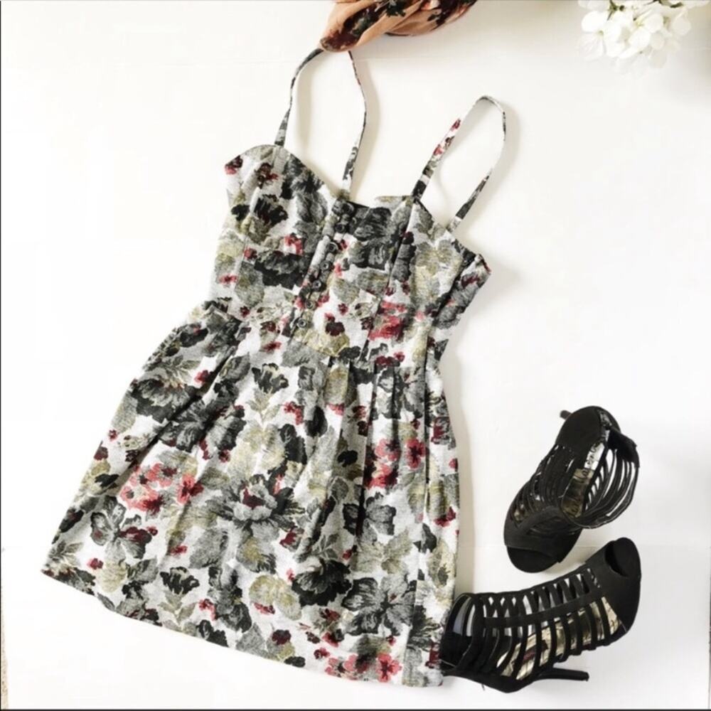 Jack by BB Dakota Floral Brocade Dress